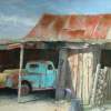 Old Farm Truck - Pastel Paintings - By Howard Scherer, Realistic Landscape Painting Artist